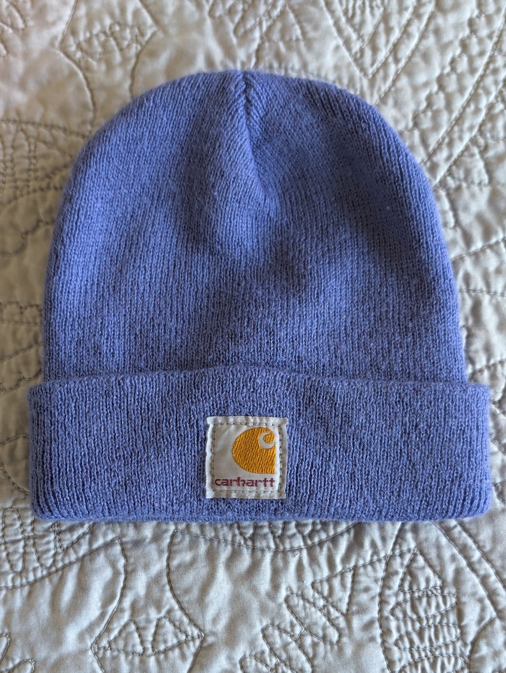 Carhartt Kids Lavender Cuffed Beanie Hat - Cozy Knit Winter Hat